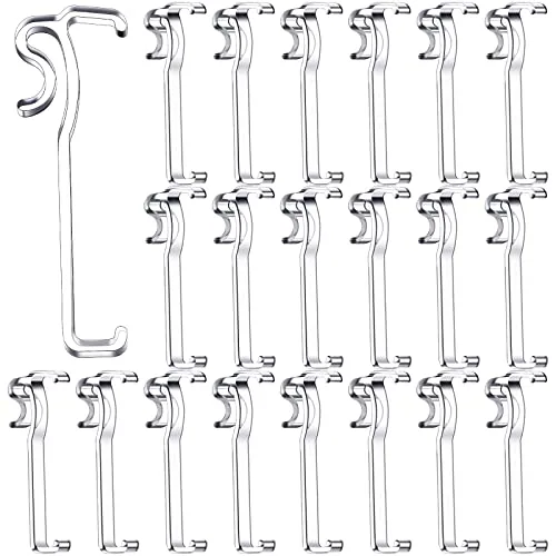 30 Piece 3 Inch Valance Clips, Clear