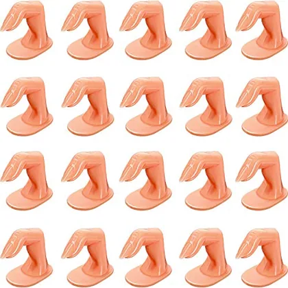 20 Piece Self-Adhesive Practice Manicure Fingers
