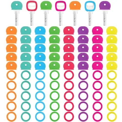 80 Piece 1inch Colored Key Cap Cover Set, Multicolour