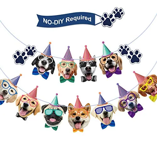 Dog Birthday Banner Decorations