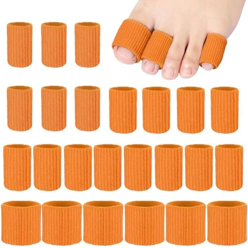24 Piece Toe Protector Sleeve, Orange