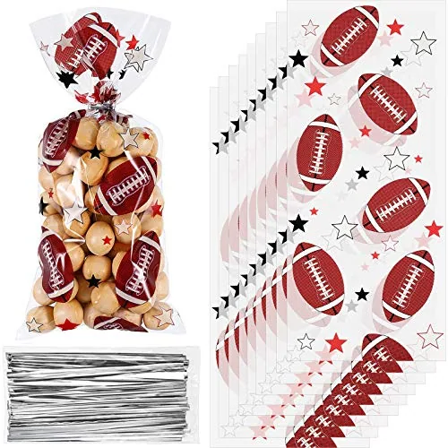 100 Piece Football Goody Bags, Multicolour