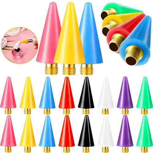 16 Piece Wax Head Tips Rhinestone Picker Tool, Multicolour