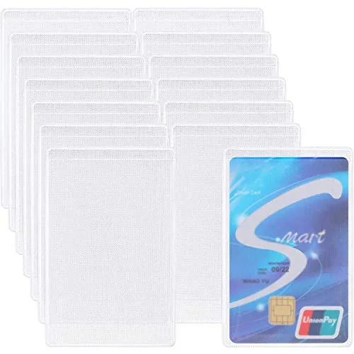 100 Piece Card Holder Sleeves Waterproof New Medicare Card