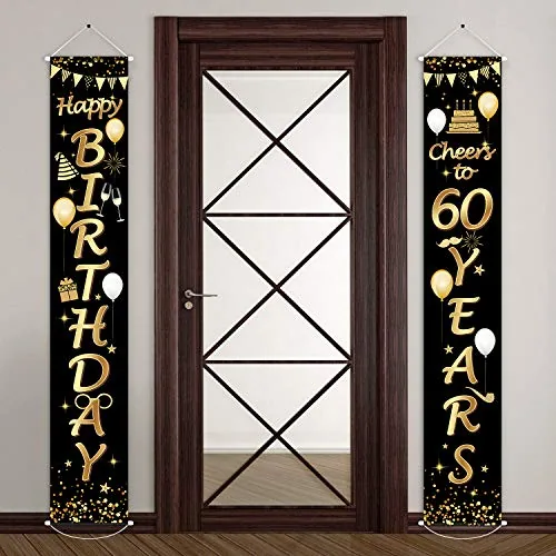 2 Piece Birthday Banner Decorations