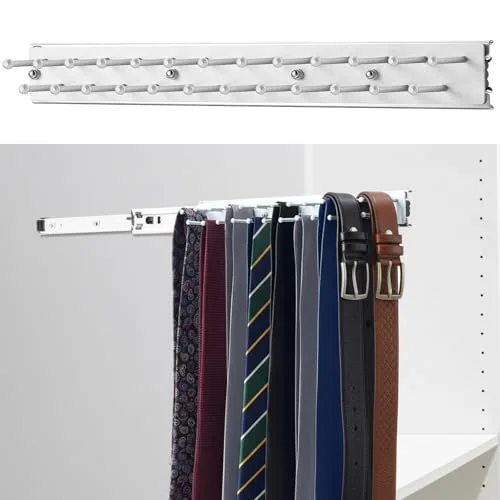 1 Piece 13.8 in Sliding Tie Rack Hangers