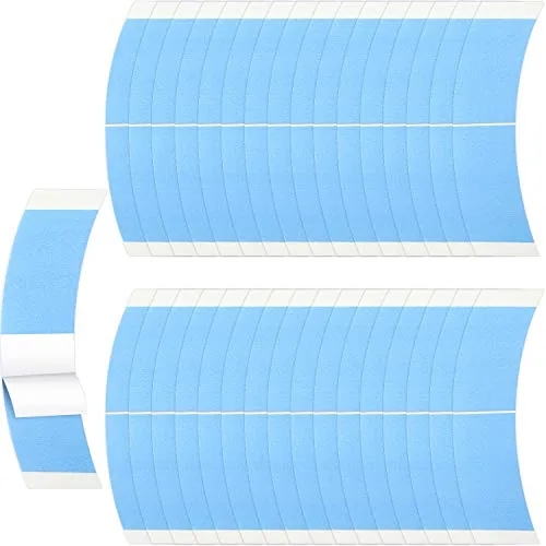 48 Piece Adhesive Lace Front Wig Tape, Blue