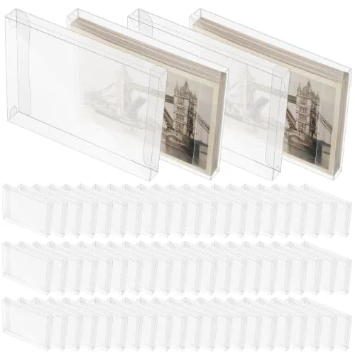 200 Piece s Clear Plastic Greeting Card Box