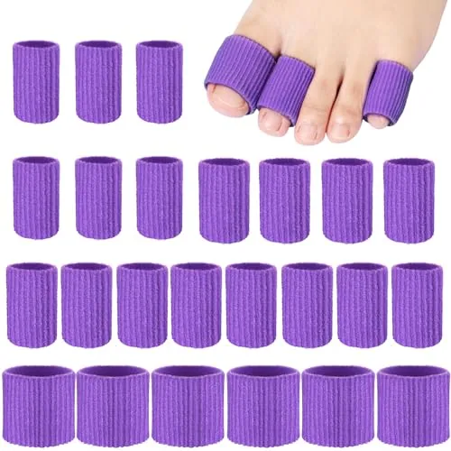 24 Piece Toe Protector Sleeve, Purple