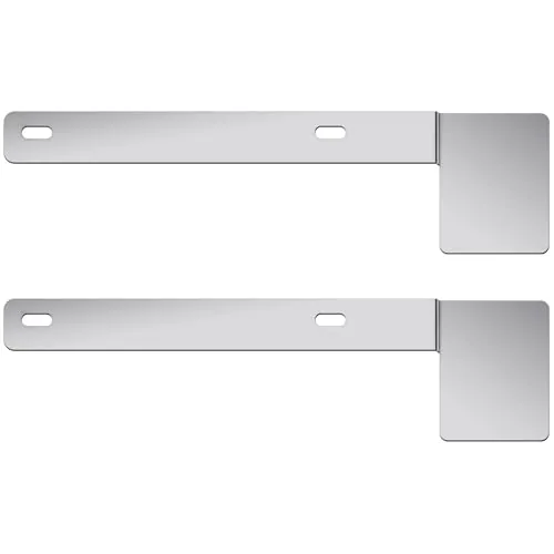 2 Piece Hawaii State Safety Check Bracket Stainless Steel License