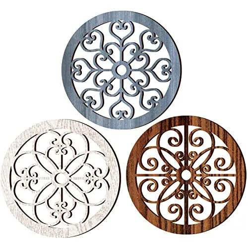 3 Piece Thicken Rustic Wall Decor Farmhouse Wall Art Decor Wood