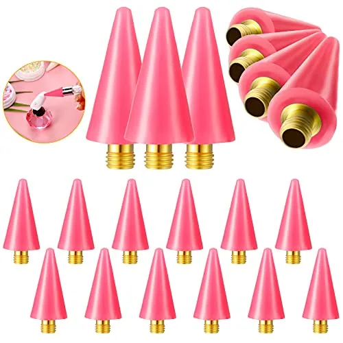 12 Piece Wax Tips, Pink