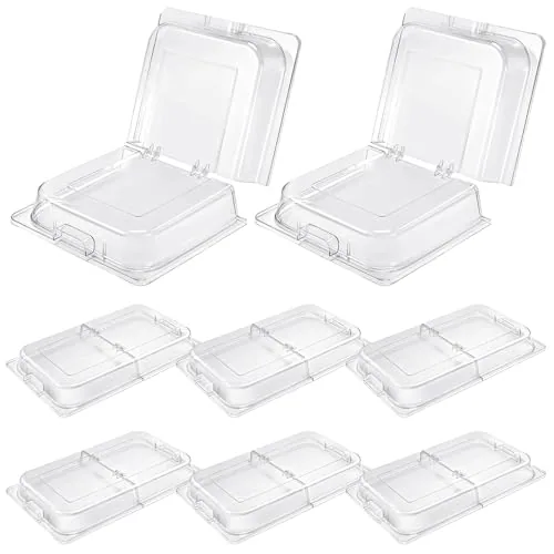 8 Piece Polycarbonate Hinged Dome Cover, Clear
