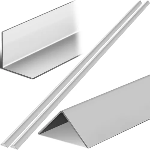 2 Piece Stainless Steel Corner Guards, Silver