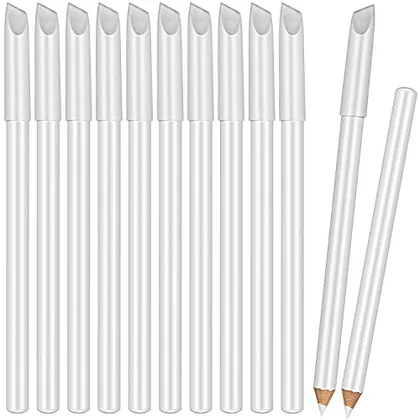12 Piece Nail Whitening Pencil 2-in-1 White Manicure Pencils