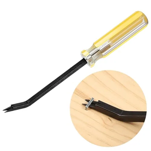 Staple Remover Staple Puller Upholstery Tool Staple Lifter, Yellow