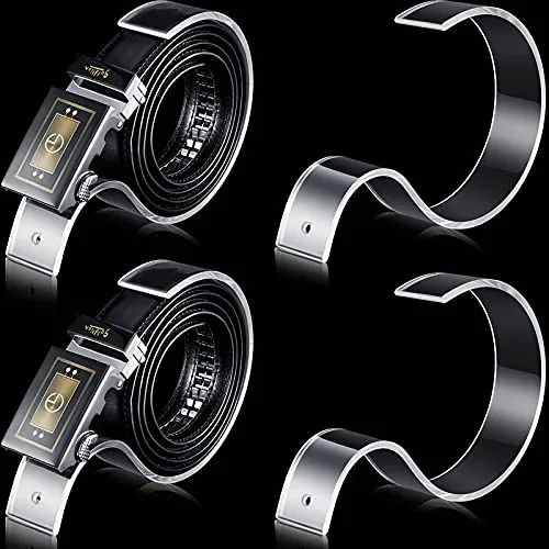 10 Piece Acrylic Belt Display Stand Acrylic Belt Holder Clear Belt