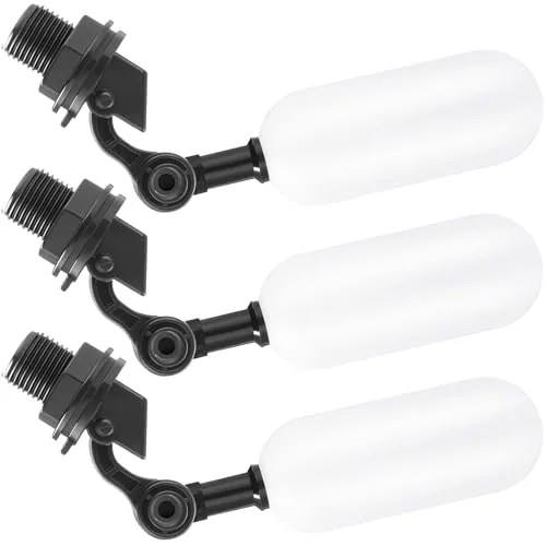 3 Piece Float Valve, Black