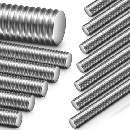 12 Piece 3/8 in-16 Fully Threaded Rod, Silver, pets & more