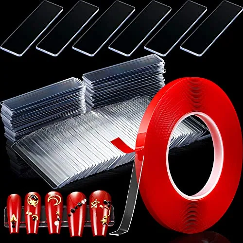 100 Piece Nail Design Tips Display Stand Holder, Clear