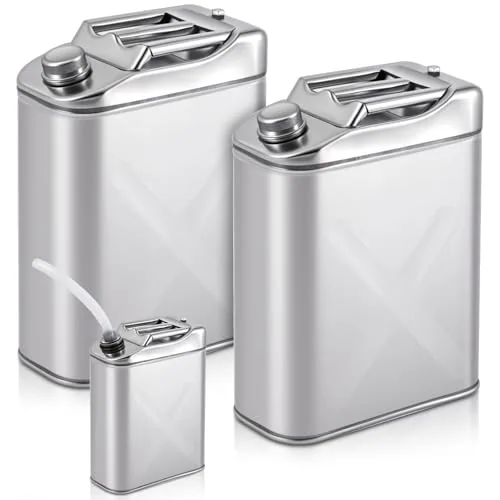 2 Piece 5 Gallon stainless steel Water Jug storage