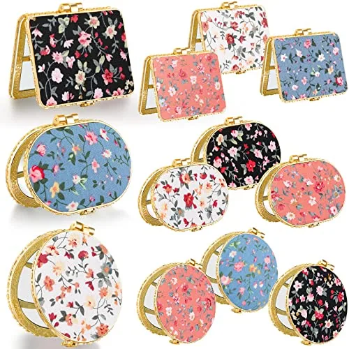 24 Piece Compact Mirrors, Gold