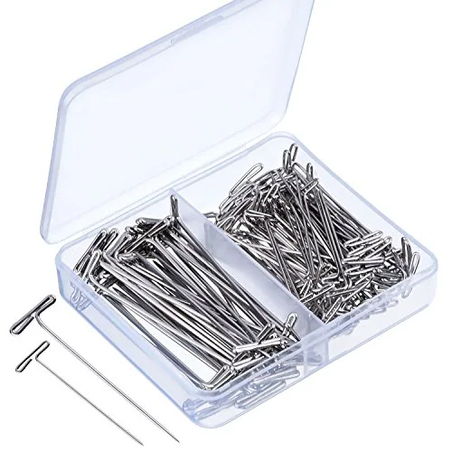 150 Piece Steel T-pins, Silver