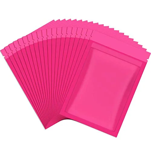 100 Piece Resealable Proof Bags, Pink