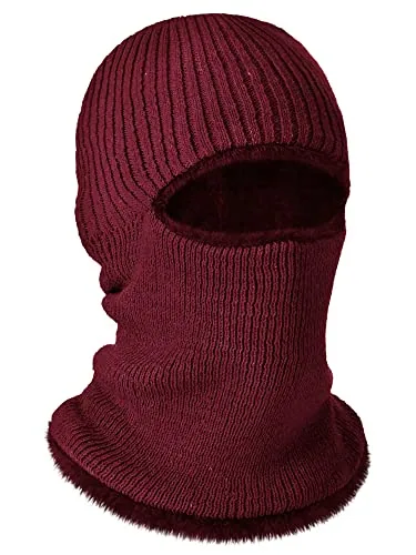 Ski Knitted Mask, Red