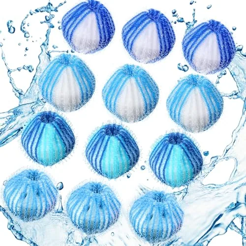 12 Piece Pet Hair Remover, Blue
