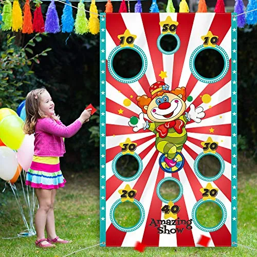 Carnival Toss Game Banner, Multicolour