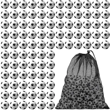 200 Piece Mini Soccer Sports Stress Ball 1.2 Inch Mini Foam Sports, Multicolour