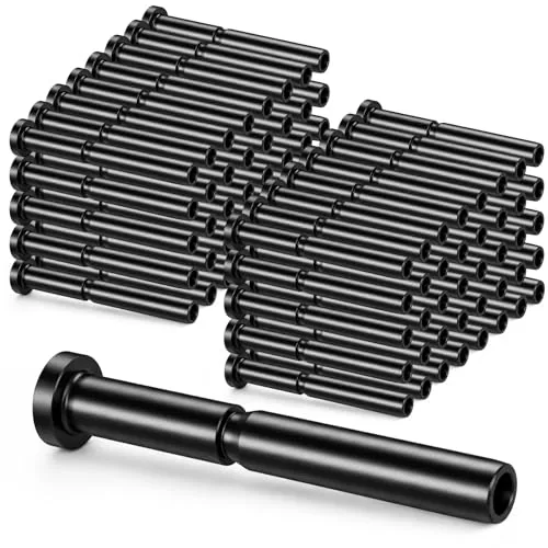 80 Piece 1/8 in T316 Stainless Steel Cable Railing Hardware Kit, Black