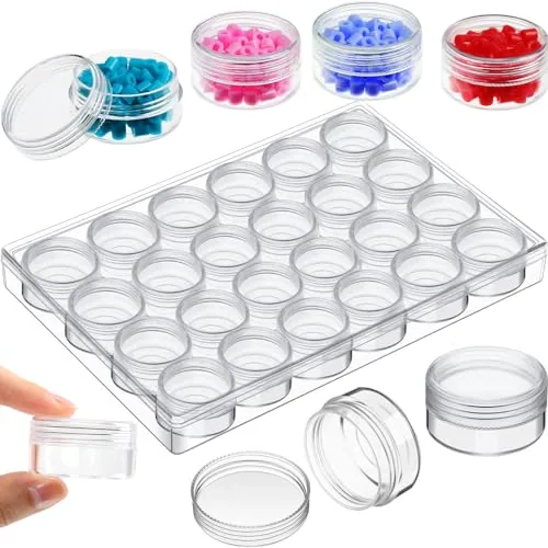 Bead Container Lidded Small Box, Clear