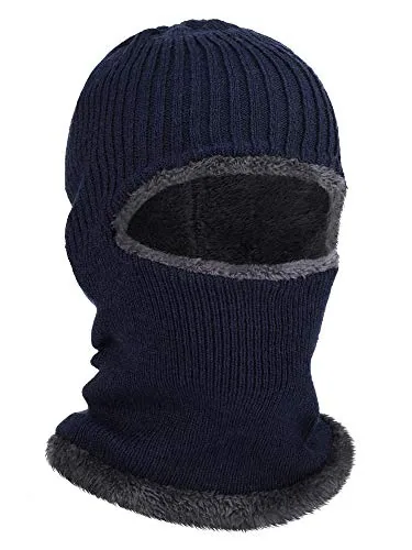 Ski Knitted Mask, Blue
