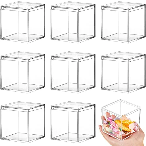 8 Piece Acrylic Box, Clear