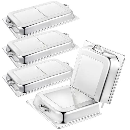 4 Piece Hinged Dome Cover, Silver