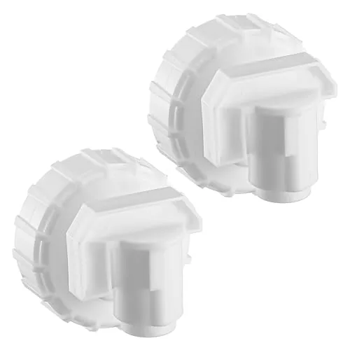 2 Piece 5 Gallon Water Jug Spigot Replacement Faucet Assy, White