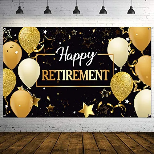 Retirement Party Decorations, Black