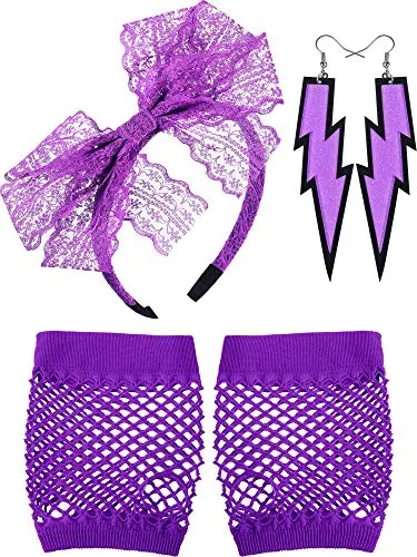80s Accessories, Purple