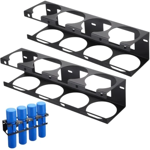 2 Piece Welding Rods Holder Storage Tubes Rack Stick Welding, Black