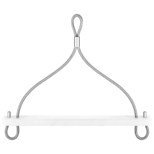 Rabbit Hanger Gambrel, White